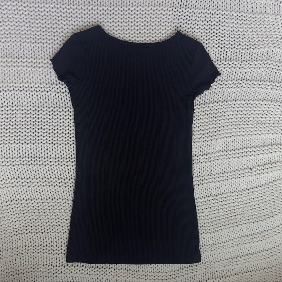 Old Navy Black Ribbed Girls Dress Size S (6-7) - Picture 5 of 5